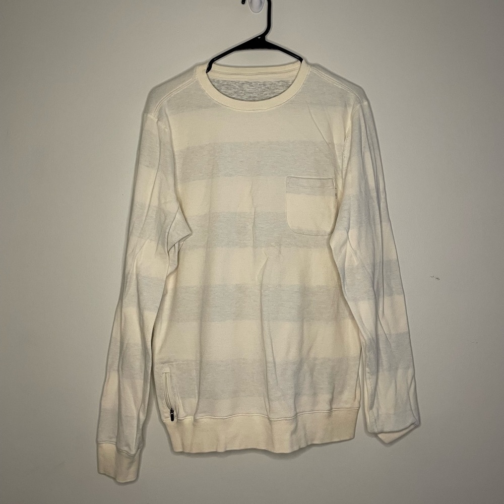 Vuori Striped Crewneck Pullover Mens Large